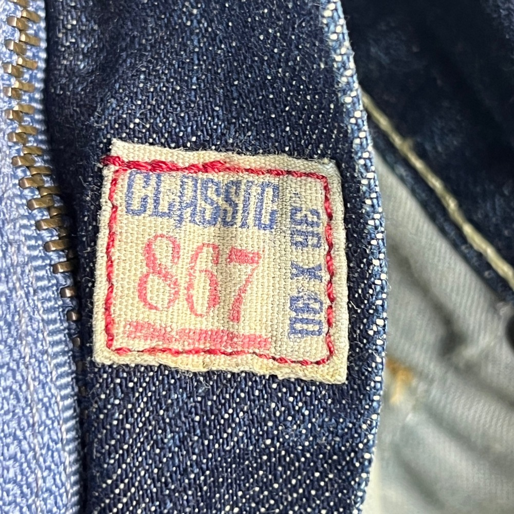 Polo Ralph Lauren 867 Classic Fit Dark Wash Denim Jeans Mens 36x30 (meas. 38x31) - Picture 13 of 15